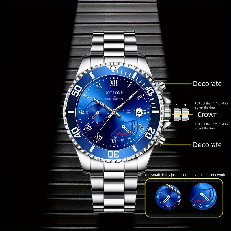Men's Fashion Casual Quartz Watch, Ideal choice for Gifts