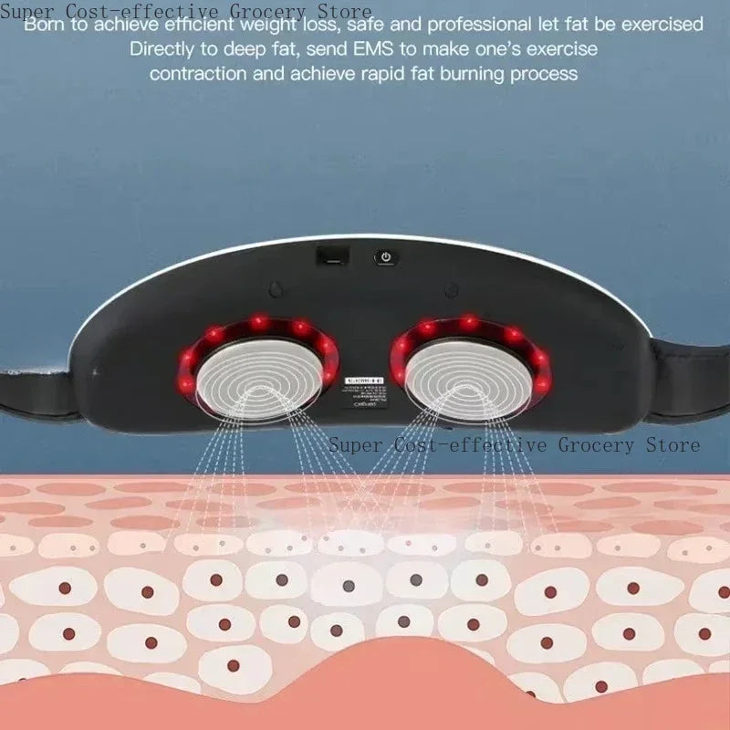 Slimming Machine Lose Weight Big Belly Whole Body Thin Waist Stovepipe Fat Burning Abdominal Massage Fitness Equipment Portable