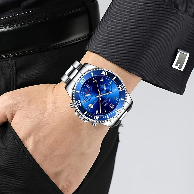 Men's Fashion Casual Quartz Watch, Ideal choice for Gifts
